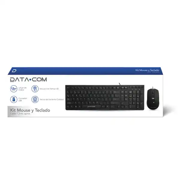 Datacom Teclado Con Mouse 2 en 1 Inalambrico 515540