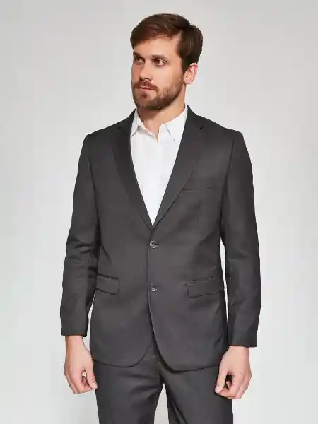 Kenneth Stevens Traje Ambo Básico Gris Oscuro 54