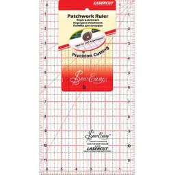 Hemline Regla Patchwork Rectangular 12'' x 6.5''