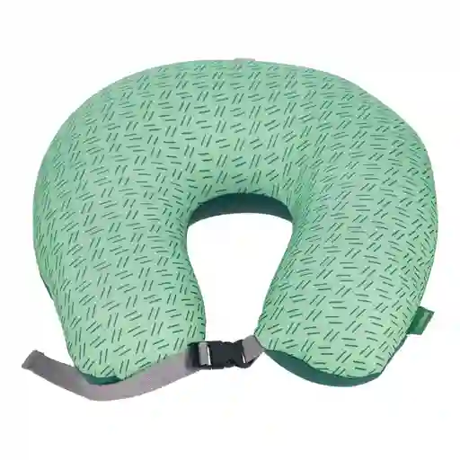 Cojín Cervical Relleno de Microperlas Verde