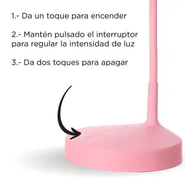 Lámpara de Escritorio en Forma de Dragón Rosa Miniso