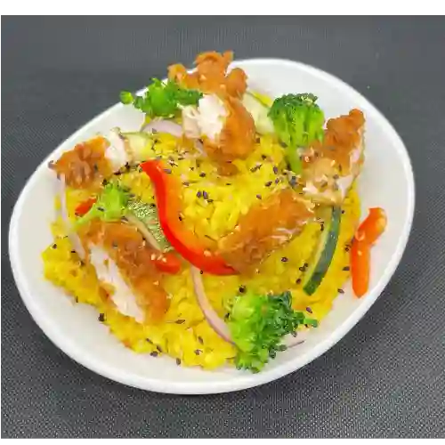 Wok Arroz Thai Pollo Crispy