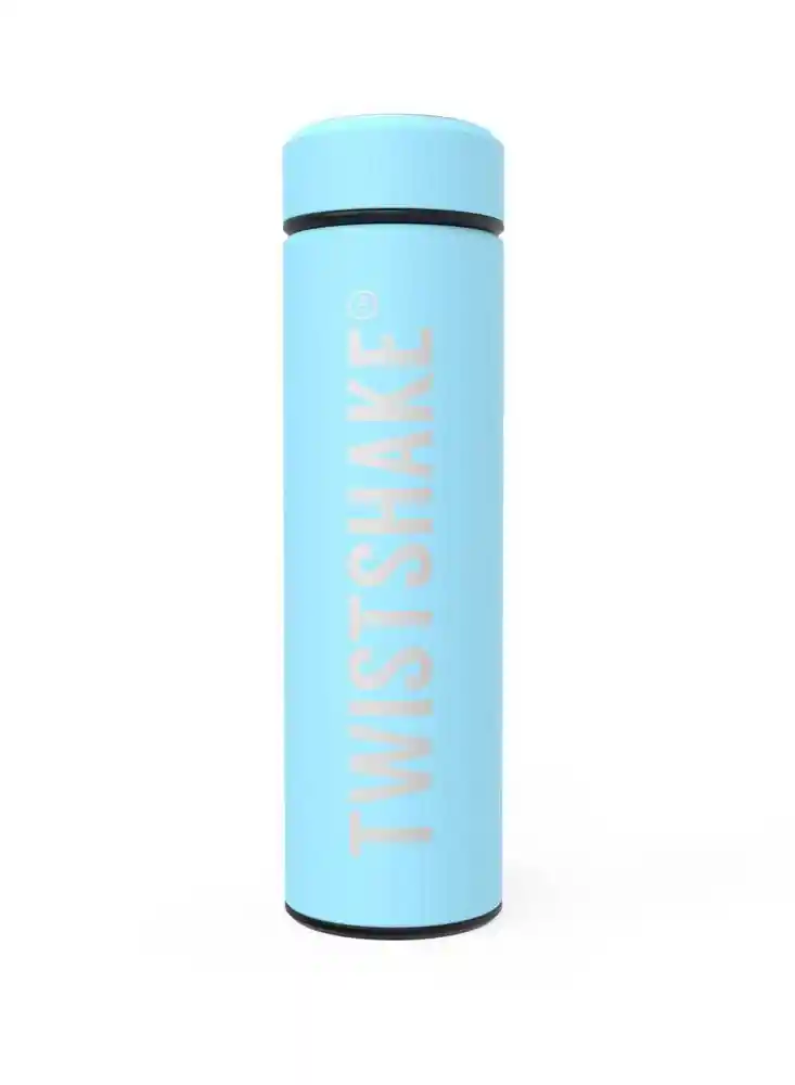 Twistshake Termo Para Agua Hot Azul Pastel Capacidad 420 mL