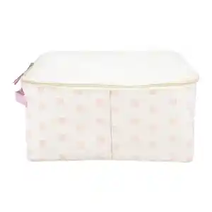 Organizador de Tela Con Cierre Rosa 35 x 35 x 16 cm