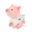 Miniso Peluche Cerdito Sentado Con Capucha de Vaca 27.9 cm