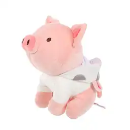 Miniso Peluche Cerdito Sentado Con Capucha de Vaca 27.9 cm