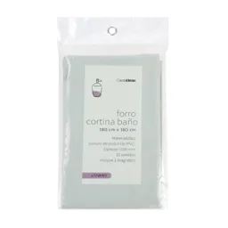 Forro de Cortina de Baño 180 x 180 cm Casaideas