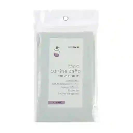 Forro de Cortina de Baño 180 x 180 cm Casaideas