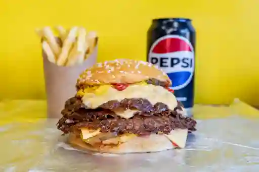 Combo Homenaje Cuarto de Libra Triple