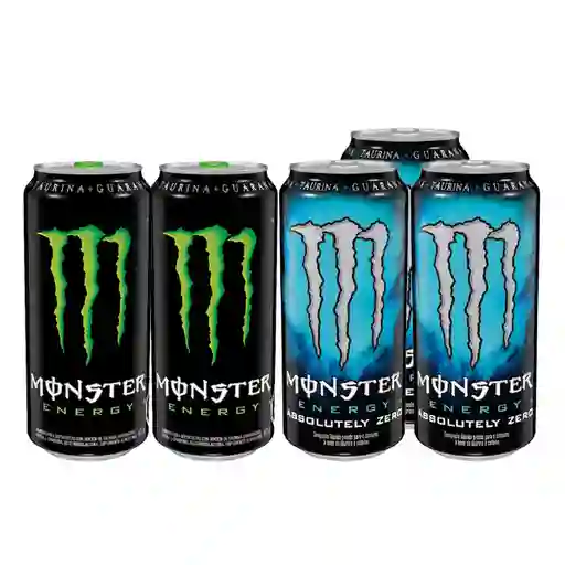 Combo Monster Bebida Energizante Verde Monster Bebida Energetica