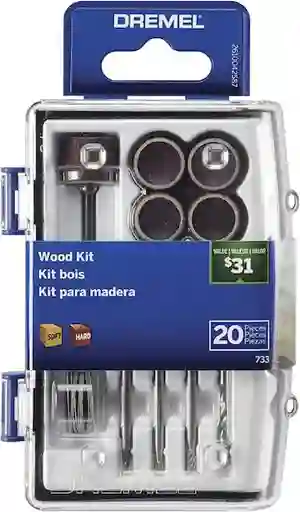 Dremel Kit Para Madera Micro 733