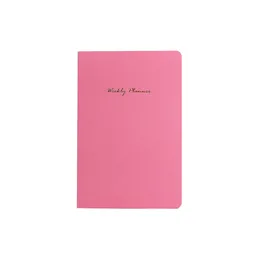 Miniso Cuaderno Estampado Con Plan Semanal Fucsia 32 Hojas