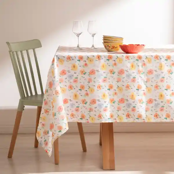 Mantel Jacquard Estampado 160 x 160 cm Casaideas