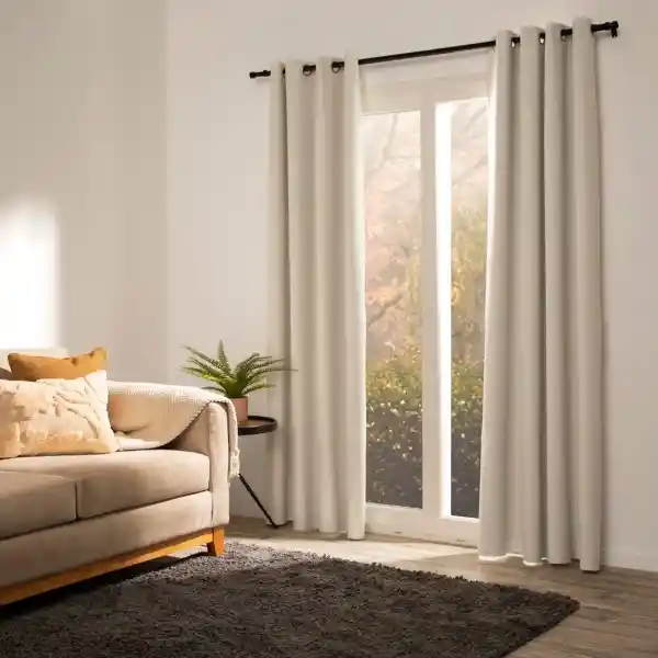 Cortina Blackout Color Ojetillos 140 x 240 cm Casaideas