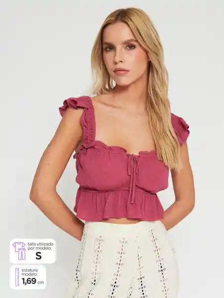 Index Blusa Sin Mangas Elclub Corto P6 S25 Guind S