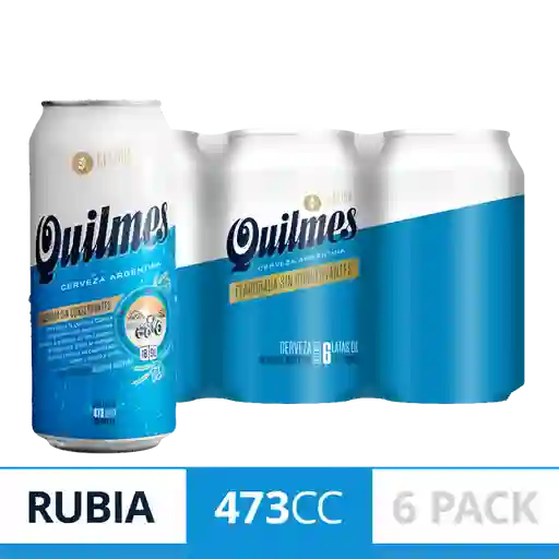 Quilmes Pack Lata 473 Cc