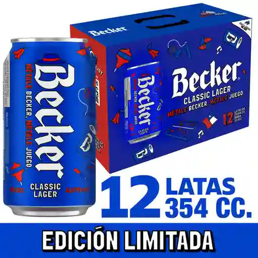 Becker Cerveza Lager 12 x 354 cc