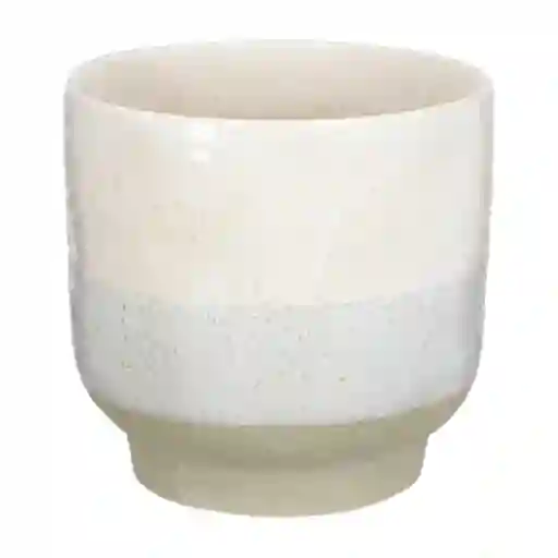 Maceta de Cerámica Crudo 18.6 x 18 cm Casaideas