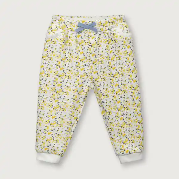 Pantalón Buzo de Niña Amarillo Talla 4A Opaline