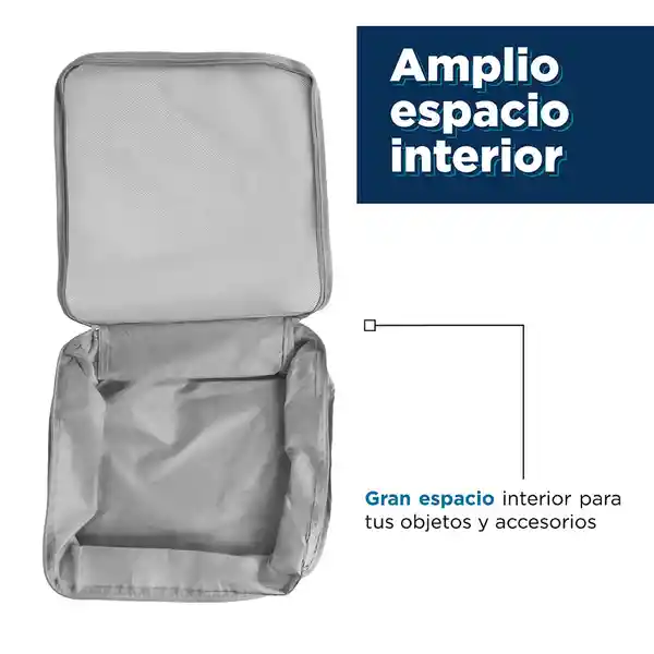 Organizador de Viaje Plegable 4 Espacios Gris Miniso