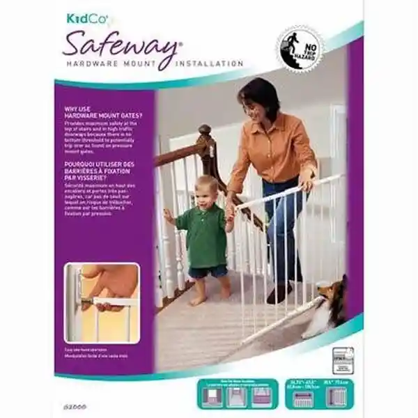 Kidco Puerta Seguridad Para Escalera (Ancho 108cm) Blanco
