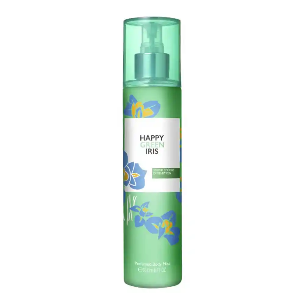 Benetton Fragancia Corporal Body Mist Happy Green Iris