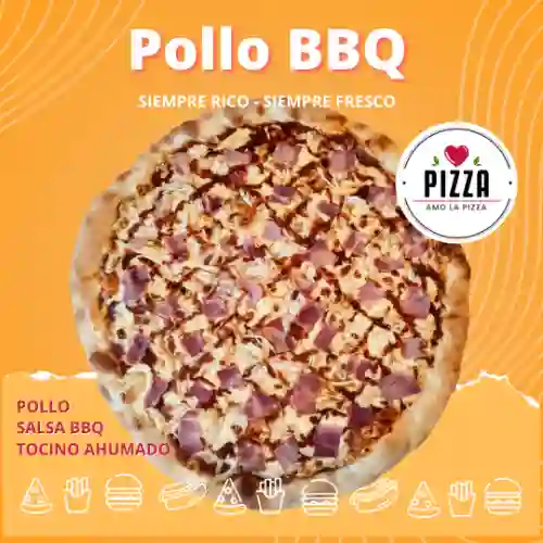 Pizza de Pollo Bbq Familiar