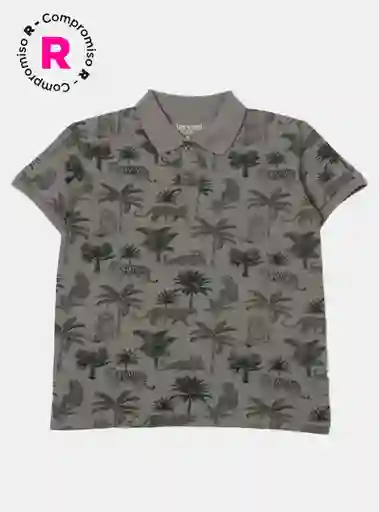 Harvest Polera Manga Corta Verde Piqfull CR