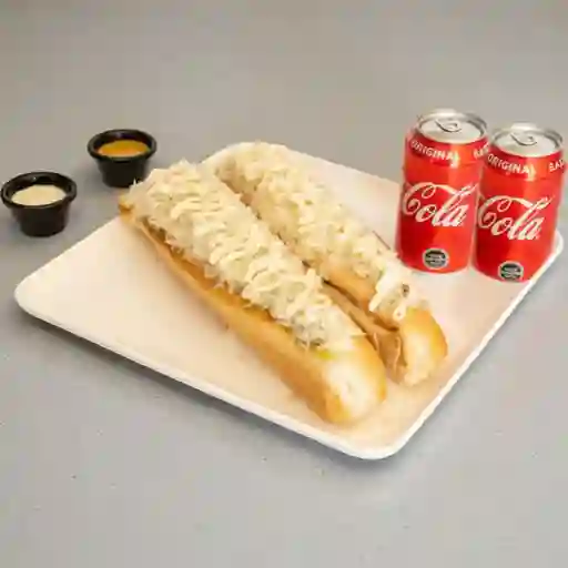 Promo 2 Ases Alemanes 2 Bebidas 350