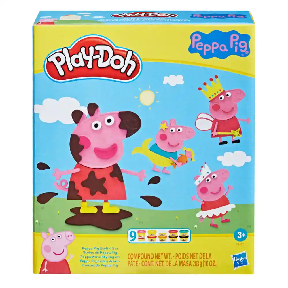   Play Doh  Peppa Pig Crea Y Disena 