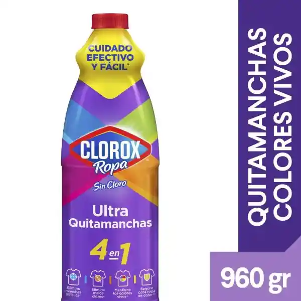 Quitamanchas Clorox Colores Vivos (Botella) 960 gr