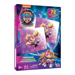 Paw Patrol Juego Memorice Mighty