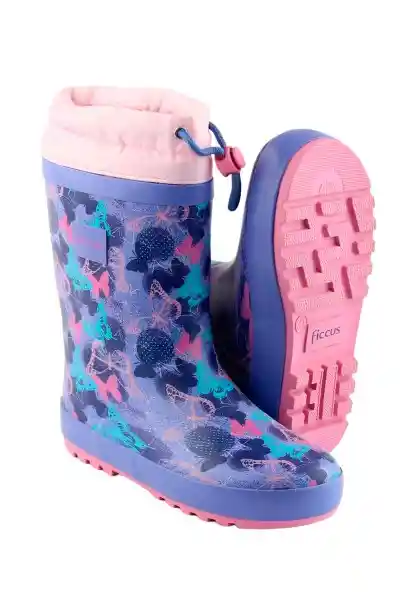 Botas de Agua W24 Niña Morado 35 919 Ficcus