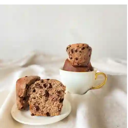 Muffin Plátano y Chips de Chocolate