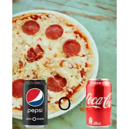 Promo Pizza Pepperoni+pepsi O Cocala