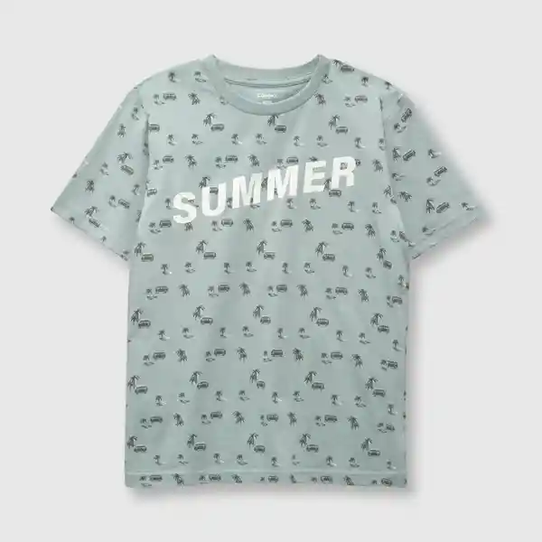 Polera Summer de Niño Jade Talla 10A Colloky