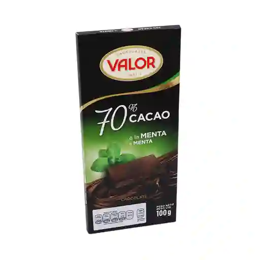 Valor Chocolate 70% Negro Menta