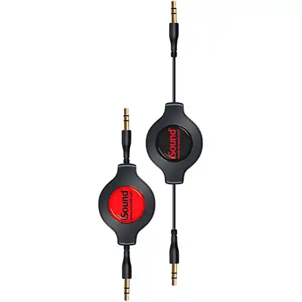 Isound Pack Cable Audio 3.5 Retractil Twin Isound-6870