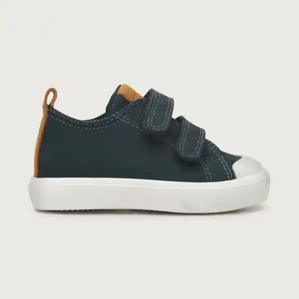 Zapatillas Urbana Velcro Doble de Niño Azul Talla 20 Opaline