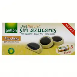 Gullon Galleta Ronditas Sabor Chocolate sin Azúcar