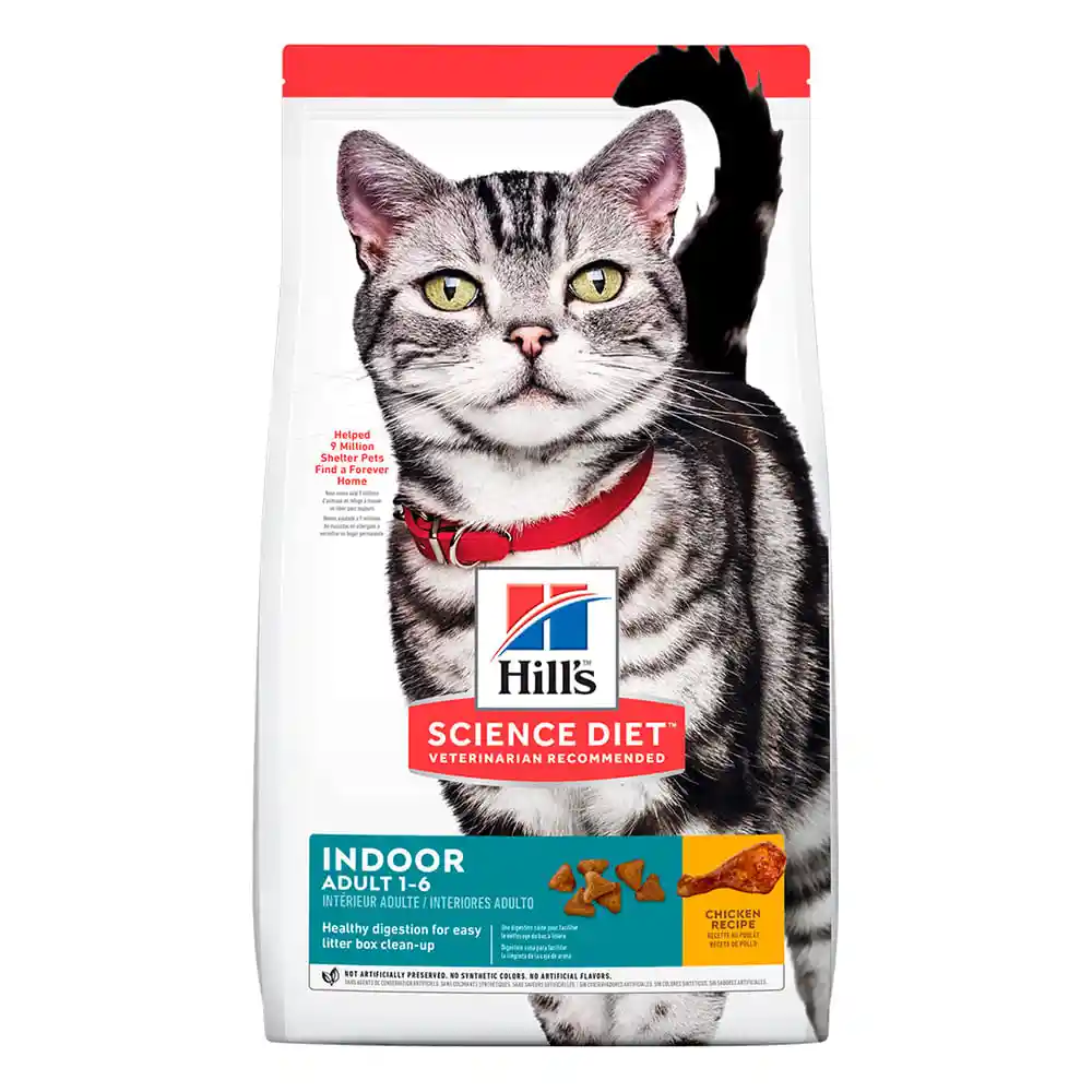 Hills Pet Nutrition Alimento Para Gato Indoor Adult 1-6 1.58 Kg