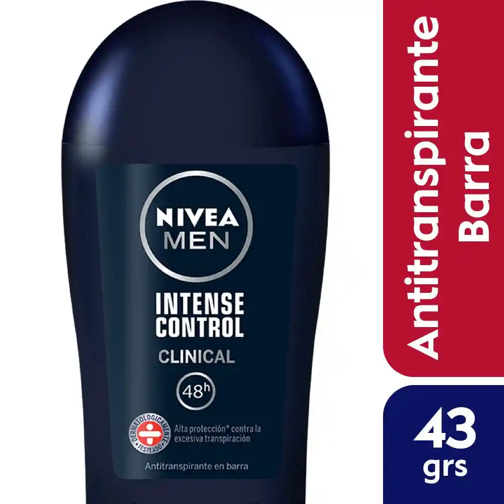 Nivea Men Desodorante Intense Control Clinical en Barra 