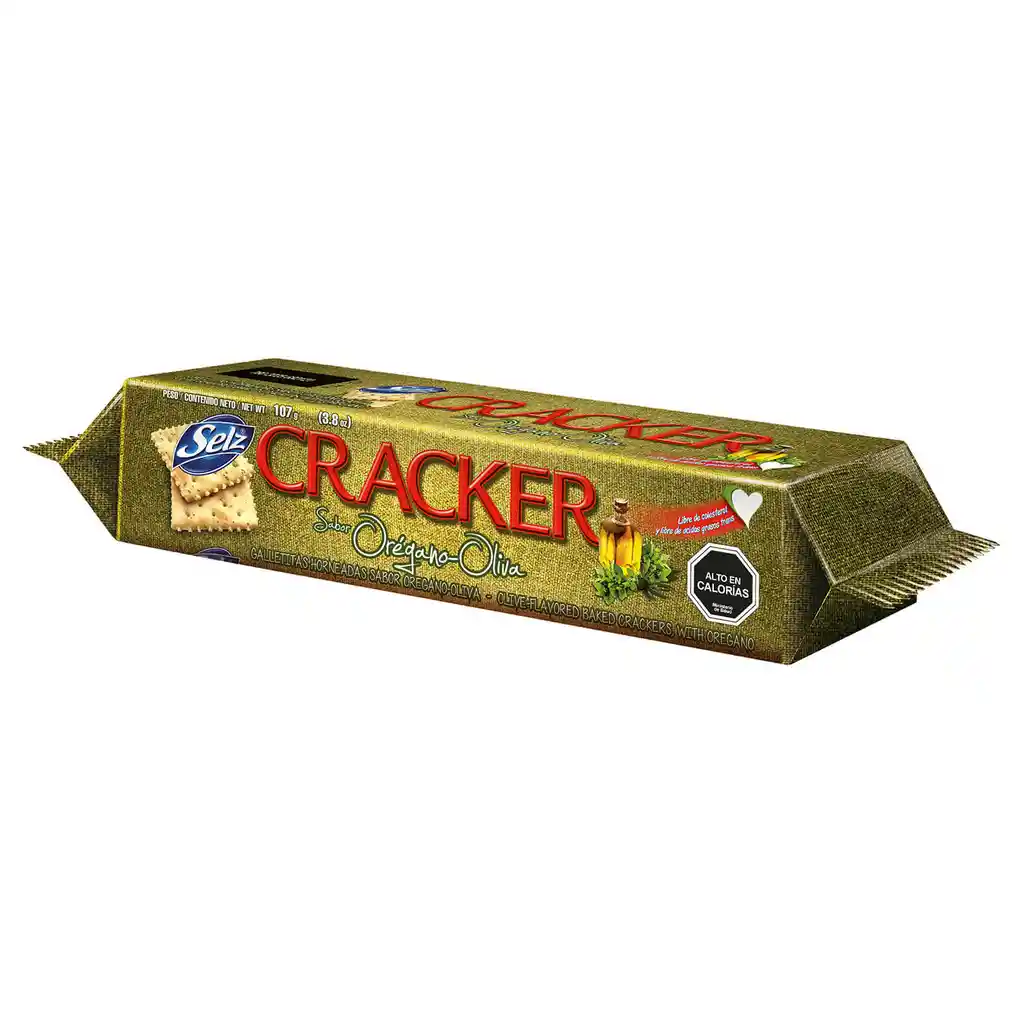 Selz Galleta Cracker Sabor Orégano Oliva