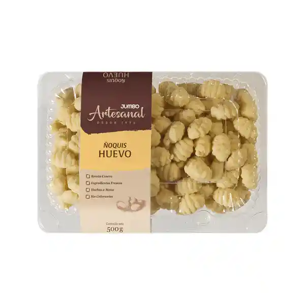 Jumbo Artesanal Ñoquis Huevo