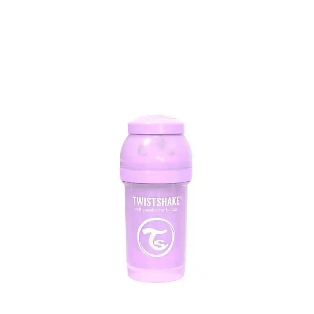 Twistshake Mamadera Anti-Cólico Morado Pastel Capacidad 180 mL
