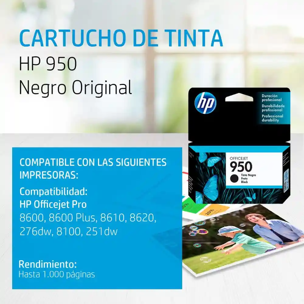 Hp Cartridge 950 Negro