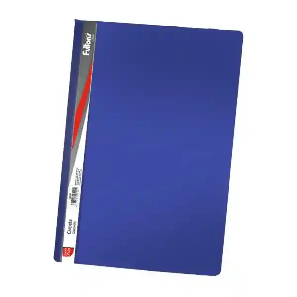 Fultons Carpeta Con Accoclip Vinil Azul