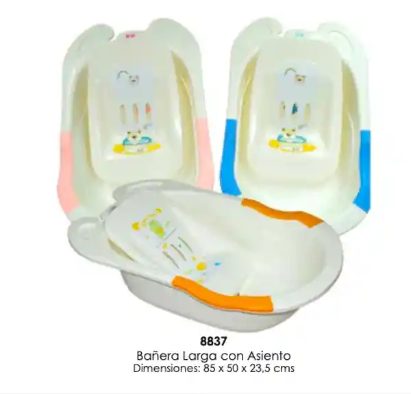 Best House Bañera Larga Con Asiento 8837