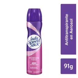 Desodorante en Spray Lady Speed Stick Powder Fresh 24/7 91 g