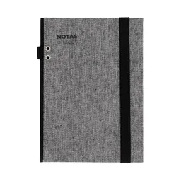 Libreta de Tela Con Elástico 176 Hojas Con Líneas 3221306000175